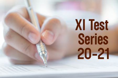 XI Test Series 20-21